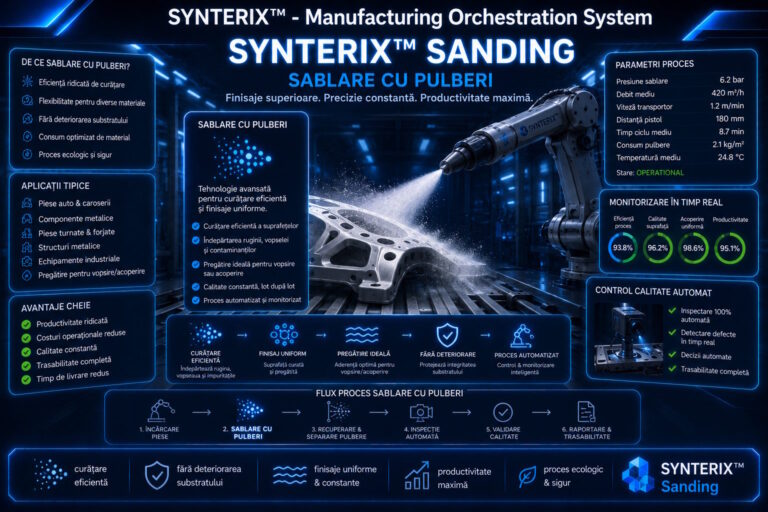 SYNTERIX Sanding sablare cu pulberi